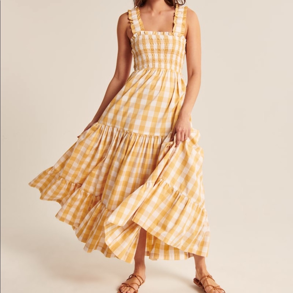 Smocked Bodice Easy Maxi Dress